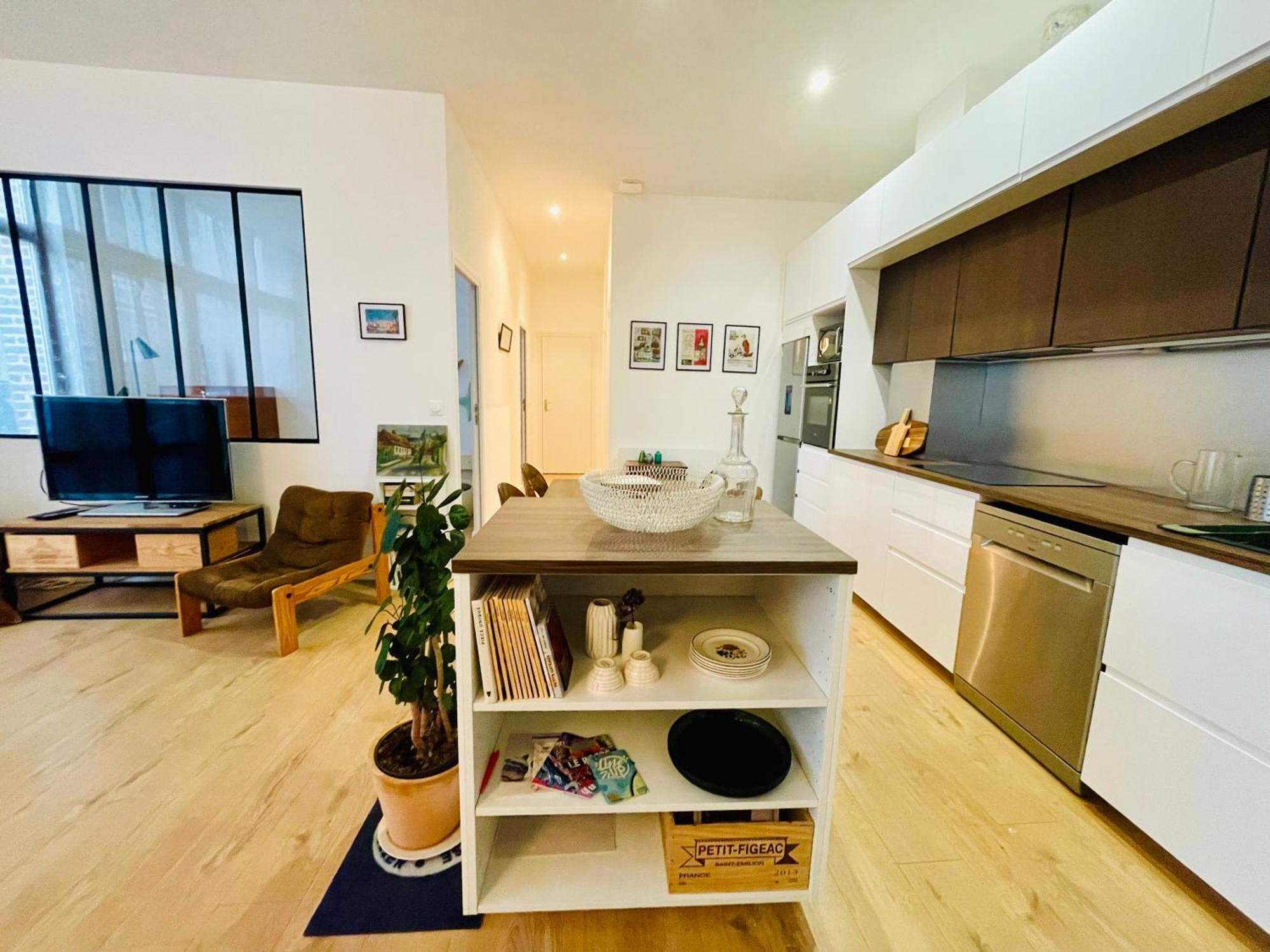 Liberte - Grand Appartement 4 Pers Avec Parking Lille Centre Extérieur photo